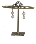 Double Fresh Water Pearl Earrings