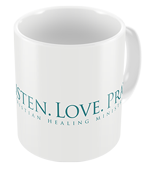 Listen. Love. Pray. Mug